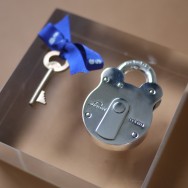 Colette Large Silver Padlock