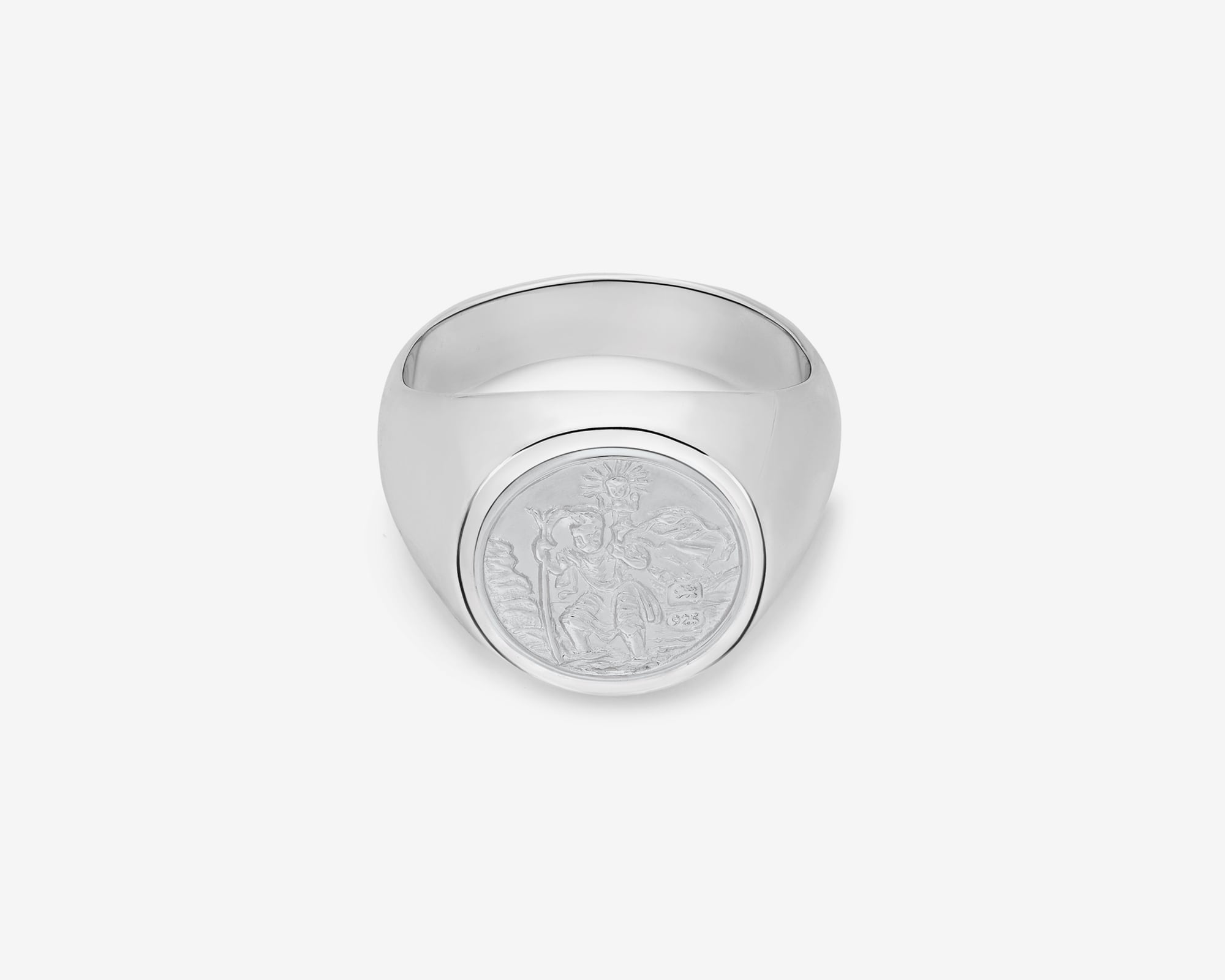 SSSIGRNG – St Christopher Signet Ring – JT Inman Co.